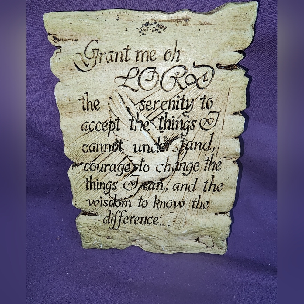 Inspirational plaque